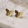 Butterfly Stainless Steel Tops Pair