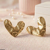 Heart Stainless Steel Tops Pair