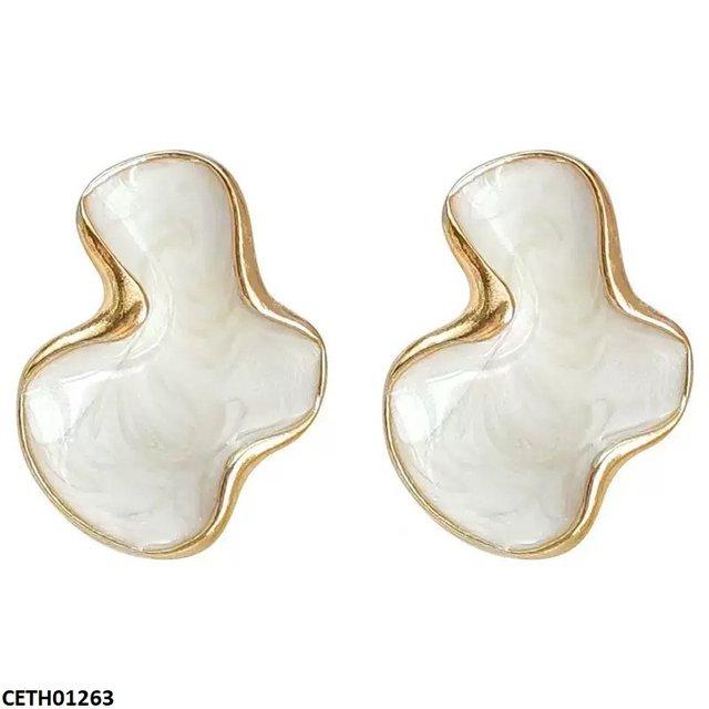 White Marble Tops Pair