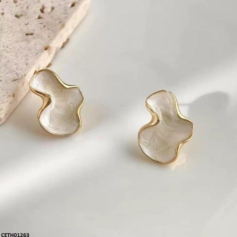 White Marble Tops Pair