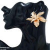 Edge Layer Flower Stud Tops Pair