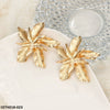 Edge Layer Flower Stud Tops Pair