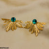 Peacock Leaft Studs