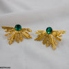 Peacock Leaft Studs