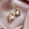 V Pearl Ear Tops Pair
