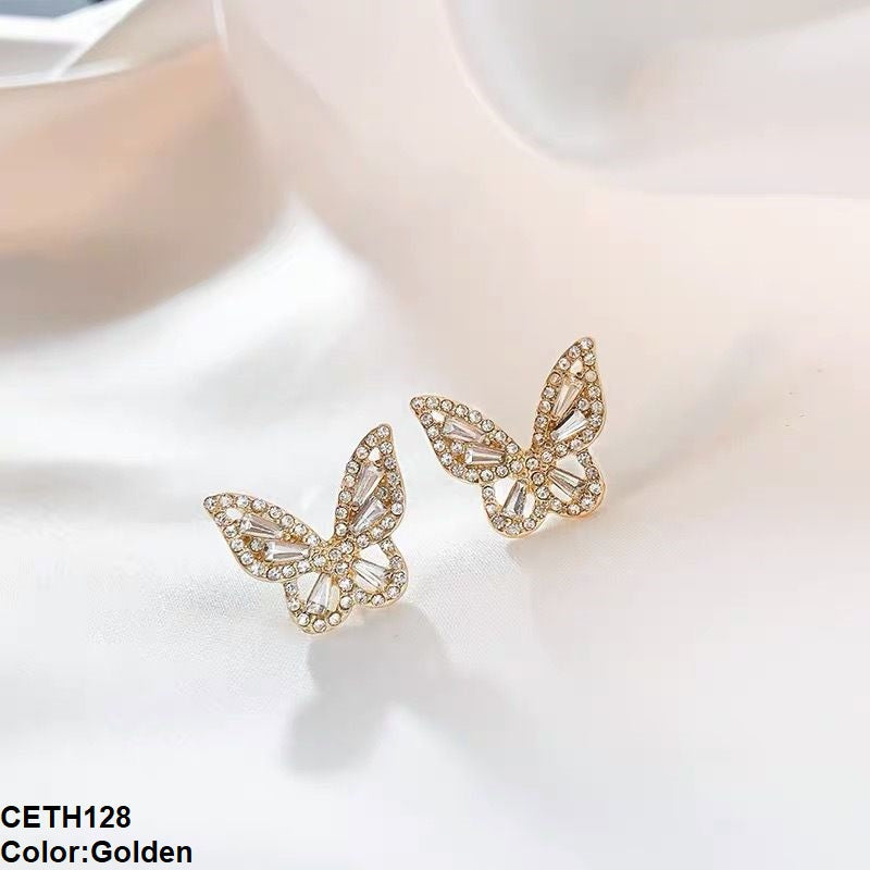 Butterfly Stud Tops Pair