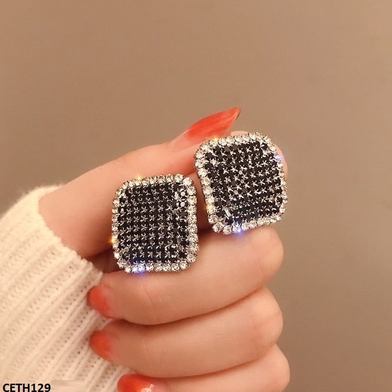 Square Stud Tops Pair