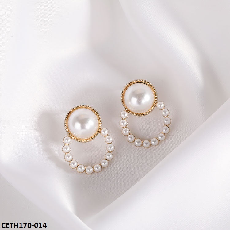 Round Pearl Tops Pair