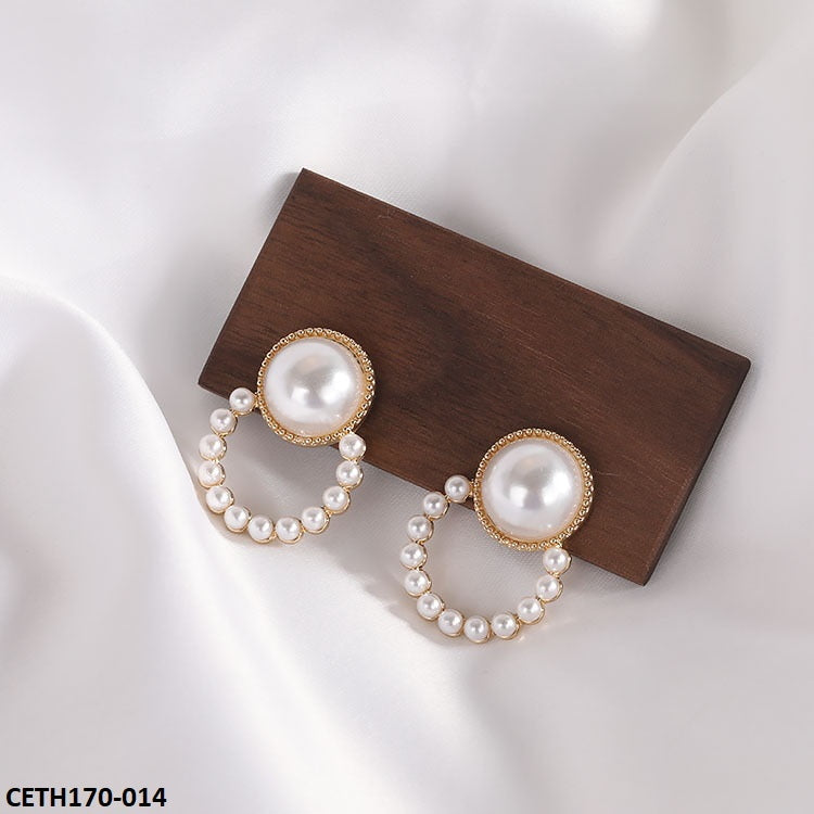 Round Pearl Tops Pair