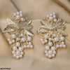 Leaf n Pearl Studs