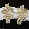 Leaf n Pearl Studs