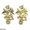 Leaf n Pearl Studs
