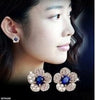 Flower Stud Tops Pair