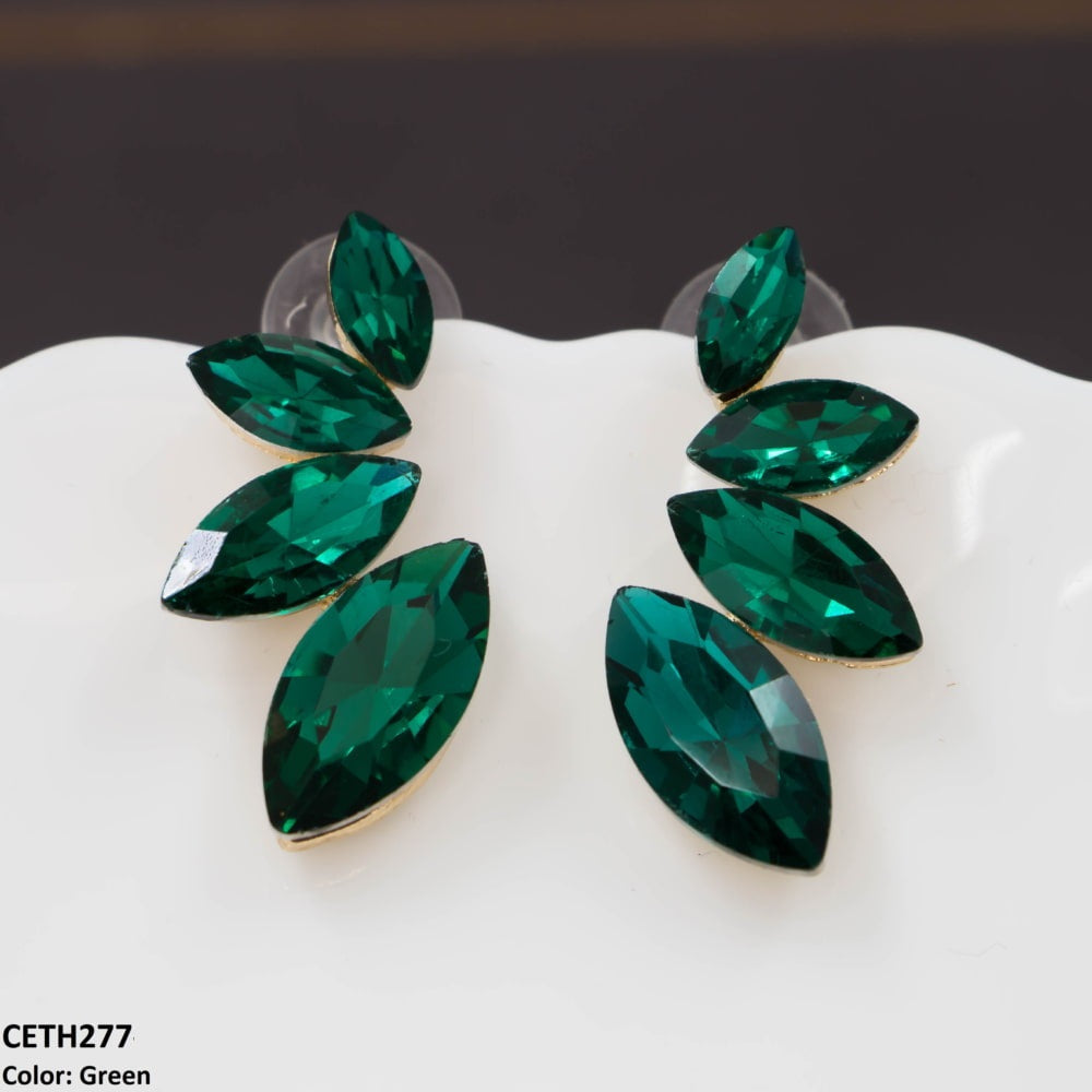 Marquise Stud Tops Pair
