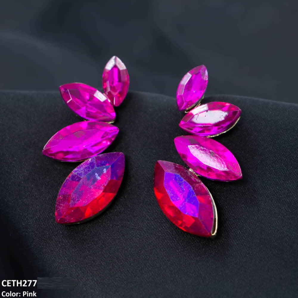 Marquise Stud Tops Pair