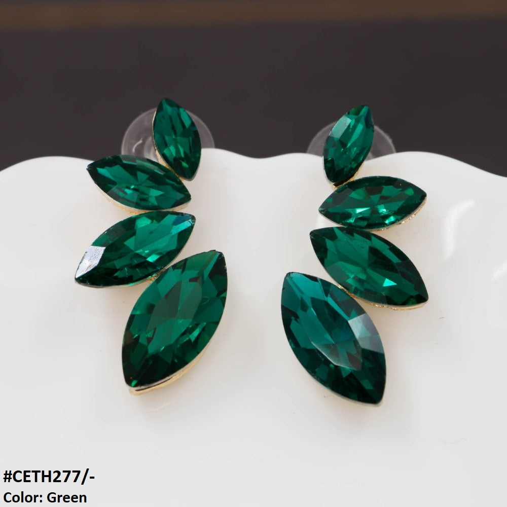 Marquise Stud Tops Pair
