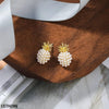 Pearl Pineapple Stud Tops Pair