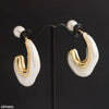 Curved Bead Tops Pair