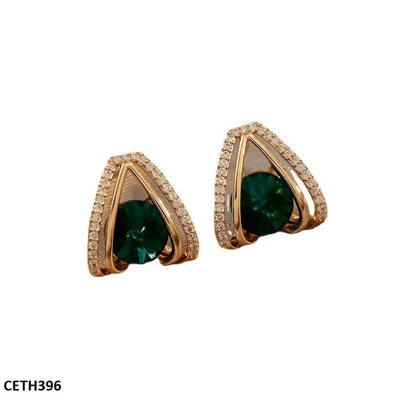 Curved-V Stud Tops Pair