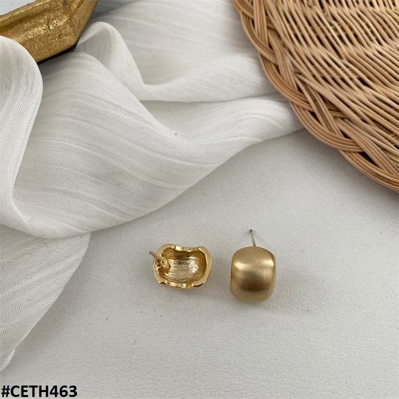 Mate Press Cup Ear Stud Tops Pair
