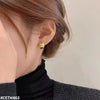 Mate Press Cup Ear Stud Tops Pair