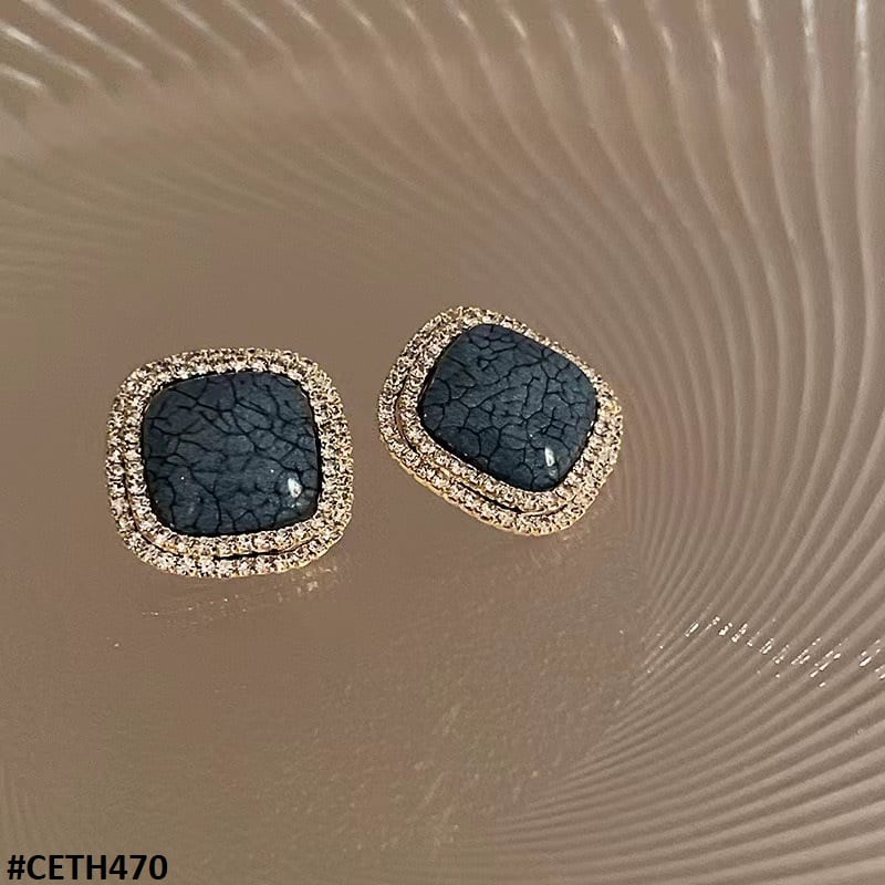 Step Cushion Ear Tops Pair