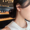 Cross Pearl Stud Tops Pair