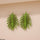 Painted Leaf Stud Tops Pair