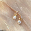 Zigzag/Pearl Stud Tops Pair