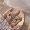 Flower Ear Tops Pair