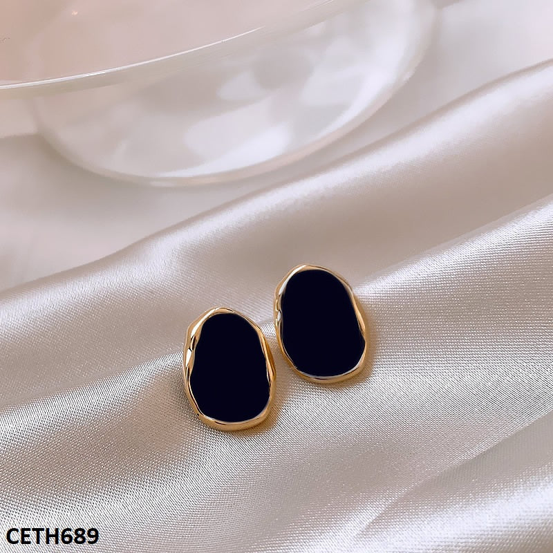 Painted Black Tops Pair