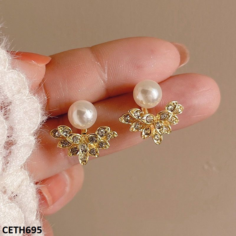 Pearl Leaf Tops Pair