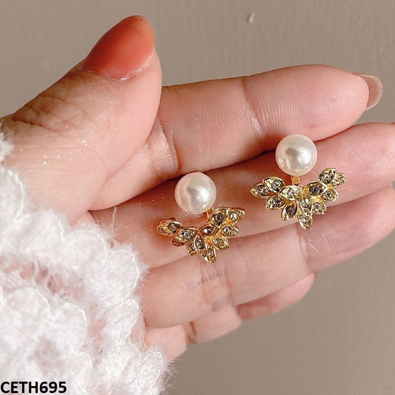 Pearl Leaf Tops Pair