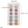 Round Stud Tops 6 Pair