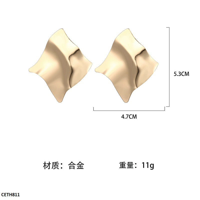 Plain Copper Square Tops Pair