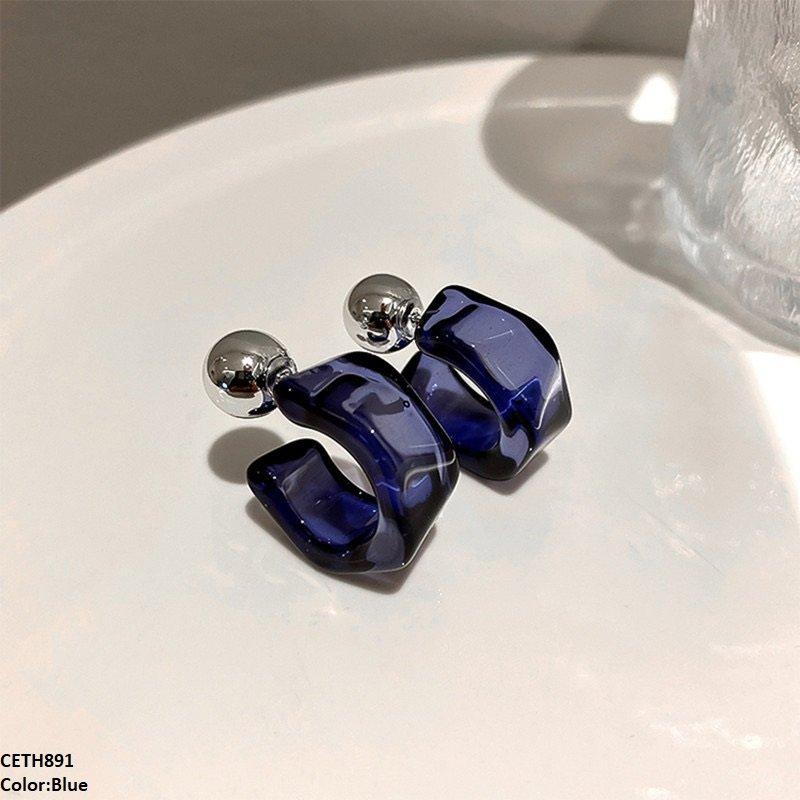 Transparent Round Cut Tops Pair