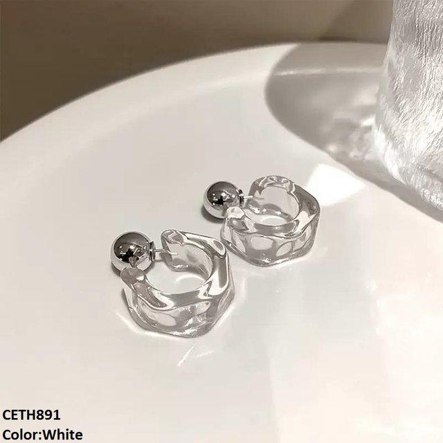 Transparent Round Cut Tops Pair