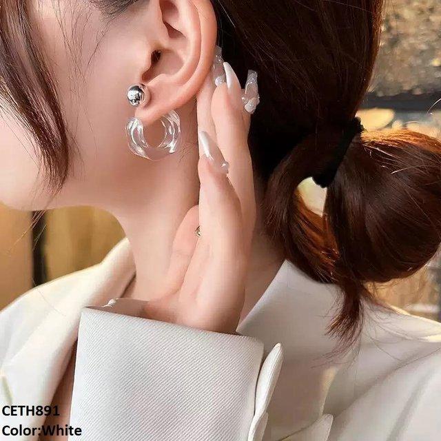 Transparent Round Cut Tops Pair
