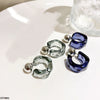 Transparent Round Cut Tops Pair