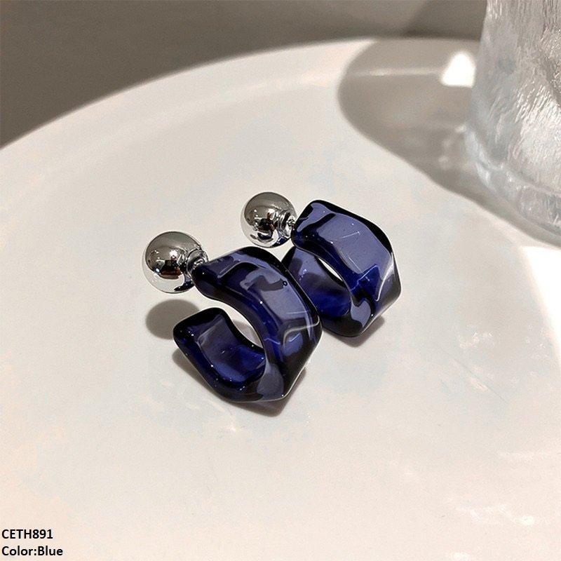Transparent Round Cut Tops Pair