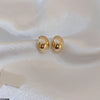 Mate Press Cup Ear Stud Tops Pair