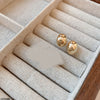 Mate Press Cup Ear Stud Tops Pair