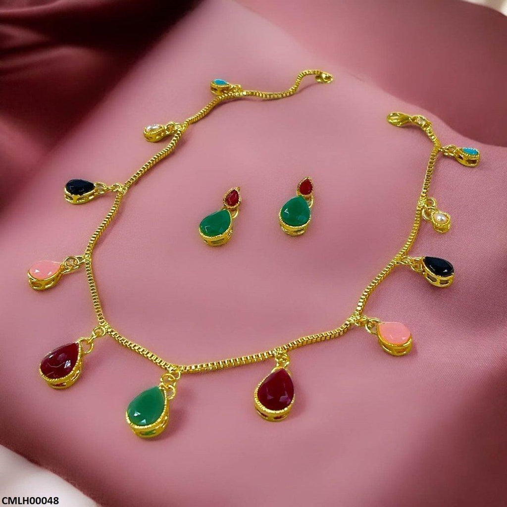 Tear Drops Mala Set