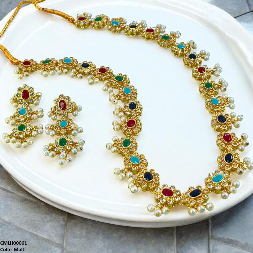 Oval Stone Mala Set
