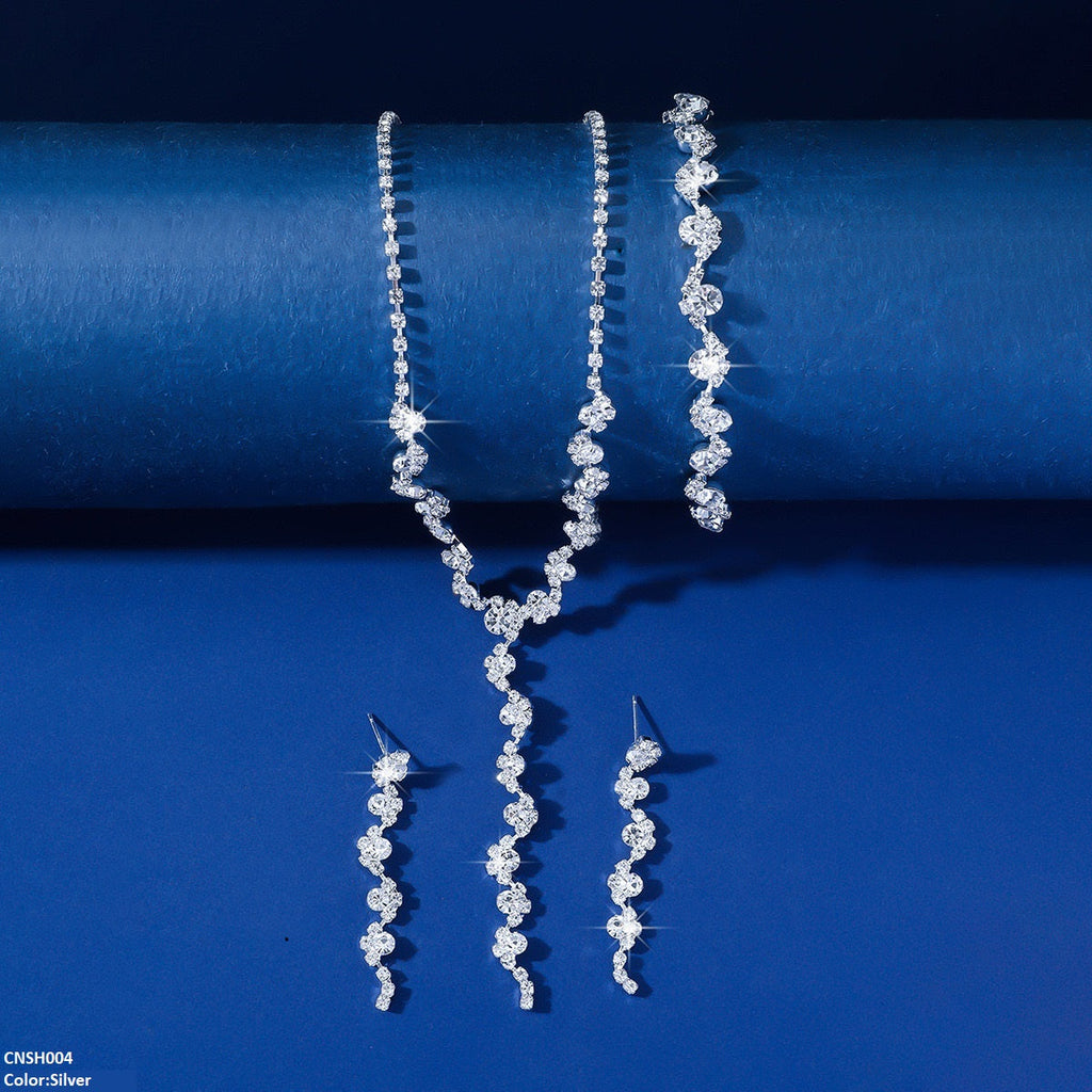 Circle/Square Necklace Set