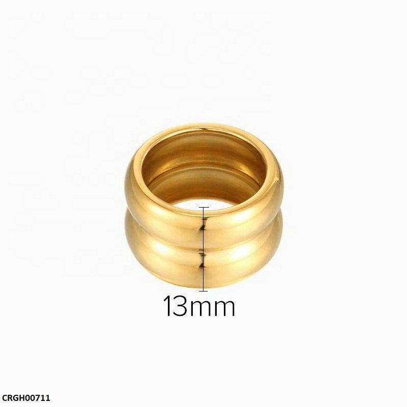 Plain Double Round Ring