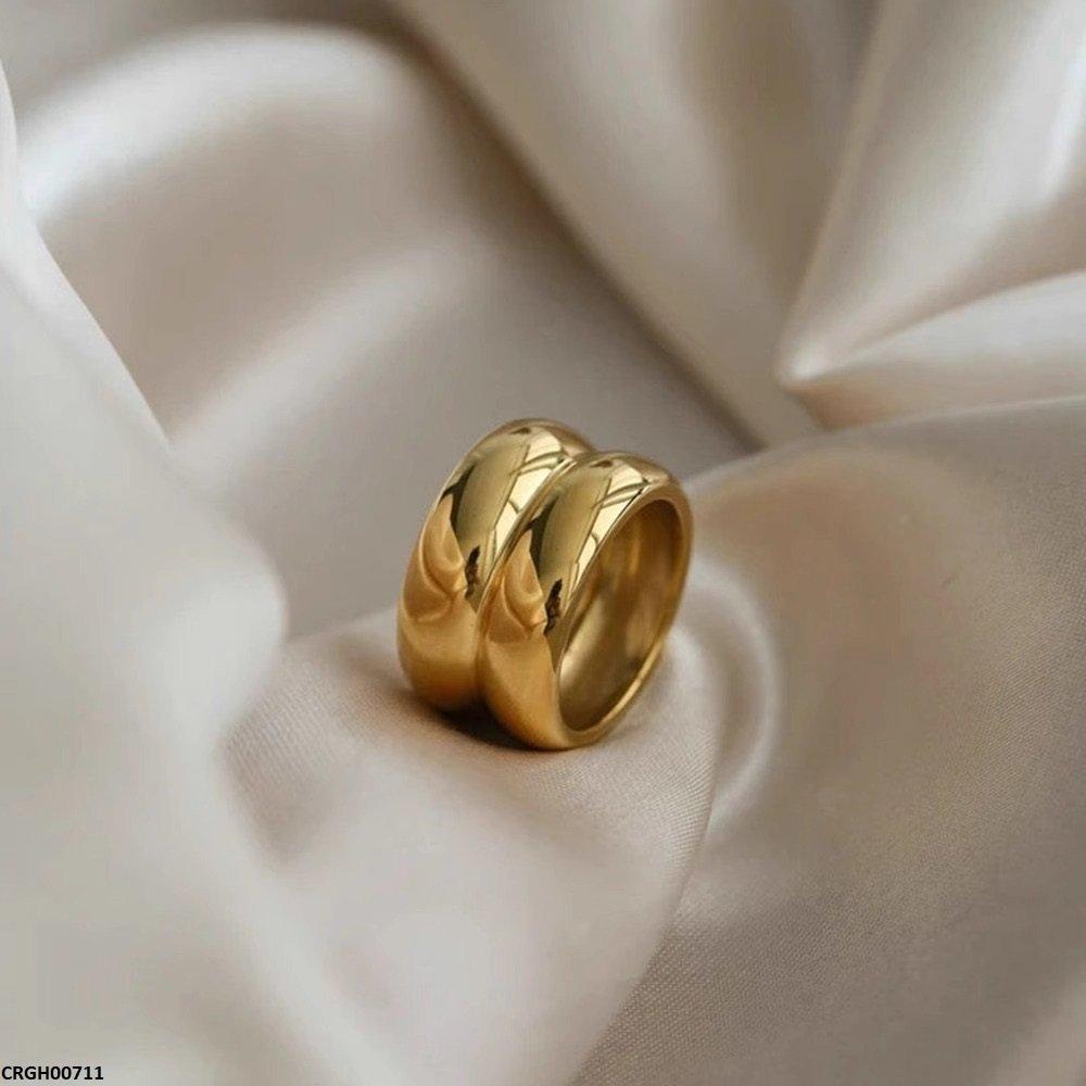 Plain Double Round Ring