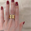 Plain Double Round Ring