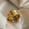 Plain Double Round Ring
