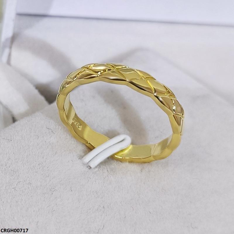 Cut Square Plain Challa Ring